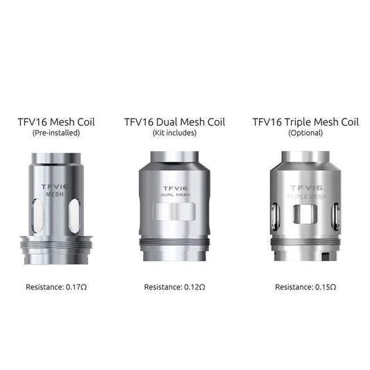 Smok TFV16 Replacement Mesh Coils 3pcs-Pack for Mag P3 Kit, TFV16 Tank, TFV18 Tank
