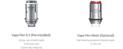 SMOK VAPE PEN 22 0.3 Ohm Replacement Coil 5PCS-PACK