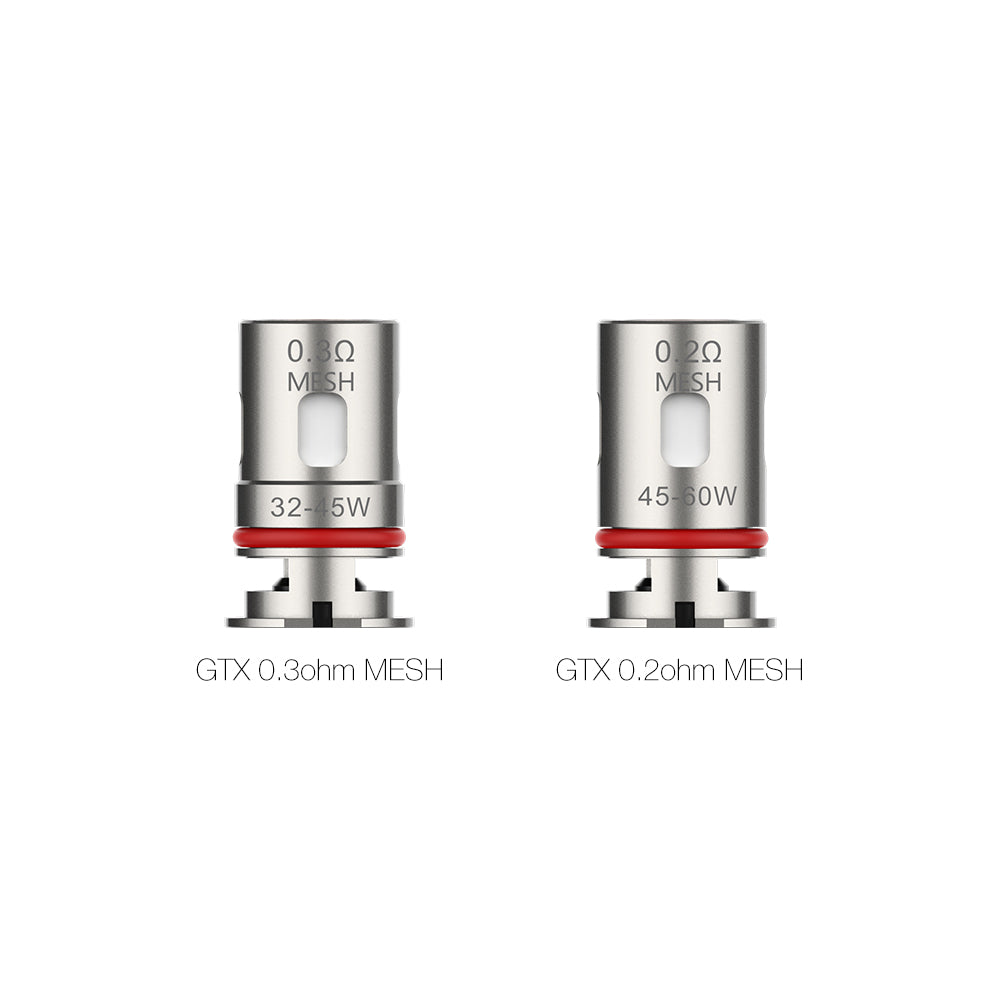 Vaporesso GTX Coil for Target PM80 (SE) / Target PM30 / GTX One / Gen Nano / Xiron / Luxe PM40 / SWAG PX80 / GTX Go 80 / GTX Go 40 / Luxe 80 S / Luxe 80 / Target 80 / GEN Air 40 / GEN PT60 / PT80 S / LUXE XR (Max) / GEN 160 Kit / LUXE X PRO 5pcs/pack