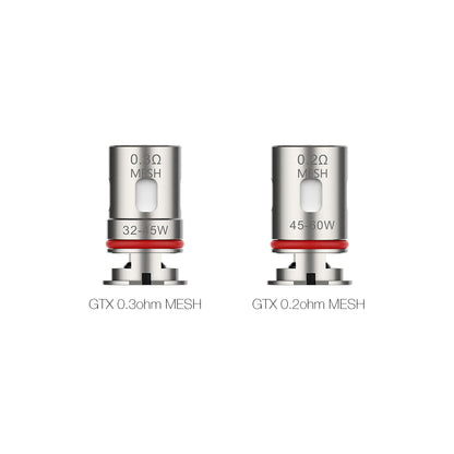 Vaporesso GTX Coil for Target PM80 (SE) / Target PM30 / GTX One / Gen Nano / Xiron / Luxe PM40 / SWAG PX80 / GTX Go 80 / GTX Go 40 / Luxe 80 S / Luxe 80 / Target 80 / GEN Air 40 / GEN PT60 / PT80 S / LUXE XR (Max) / GEN 160 Kit / LUXE X PRO 5pcs/pack