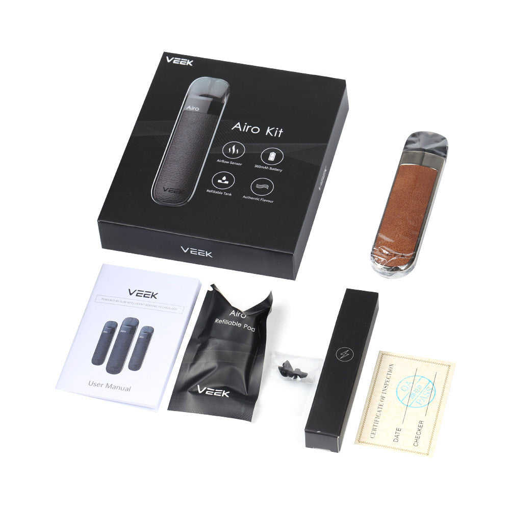 VEEK Airo Vape Pod System Kit 360mAh & 2ml online sale | vapormo.com VEEK Airo Vape Pod System Kit 360mAh & 2ml online sale | vapormo.com